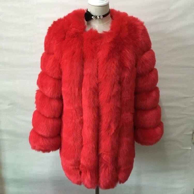 Warm Plush Faux Fur Coat: Purple Pink, Long Sleeve