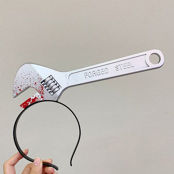 Halloween Simulation Piercing Headband - Needle, Dish, and Cosplay Prop Hair Accessories