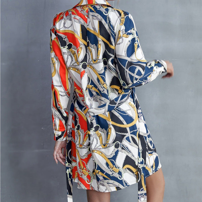 Trendy Printed Color Block Shirt