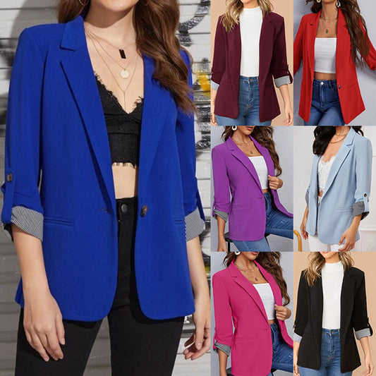 Sexy Elegant Cardigan Suit Jacket