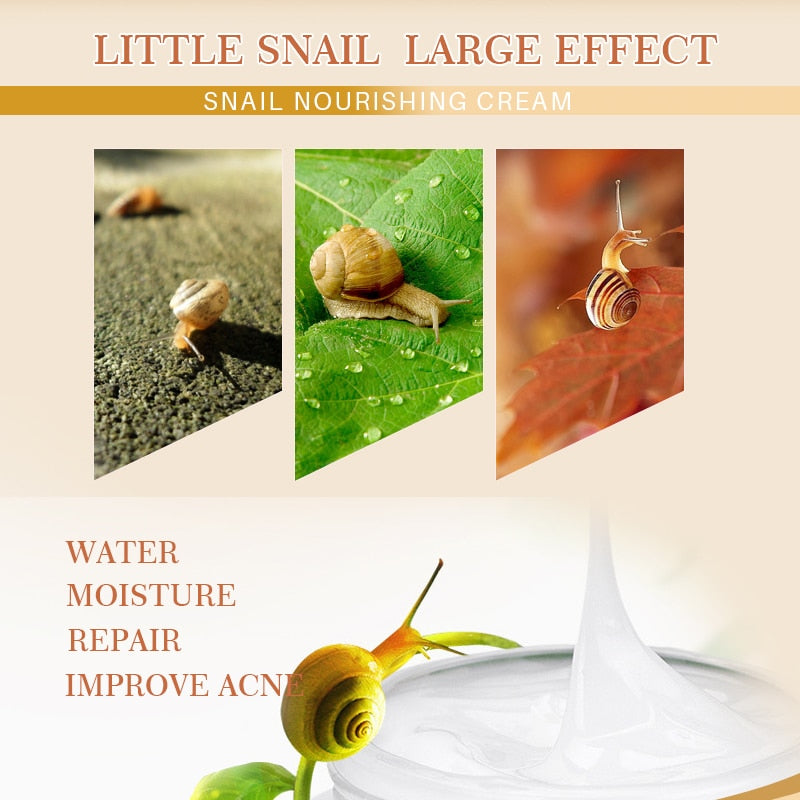 Snail Essence Anti-Aging Face Cream: Whitening, Moisturizing, Lifting, Anti-Wrinkle Serum