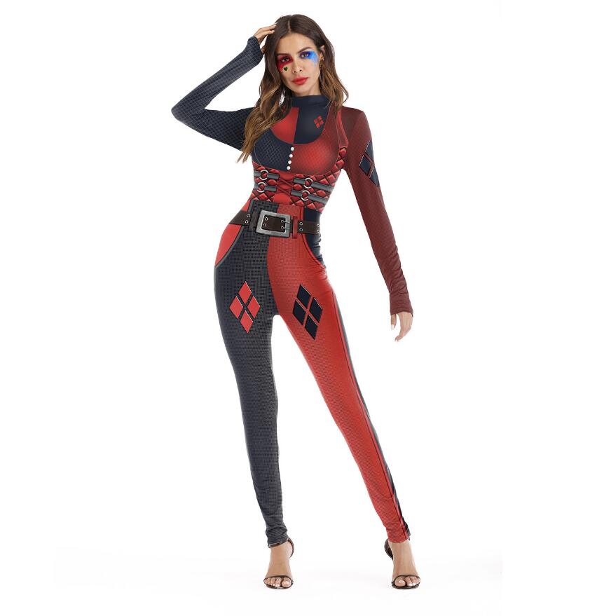 Long Sleeve Halloween Party Jumpsuit - Cosplay Costume