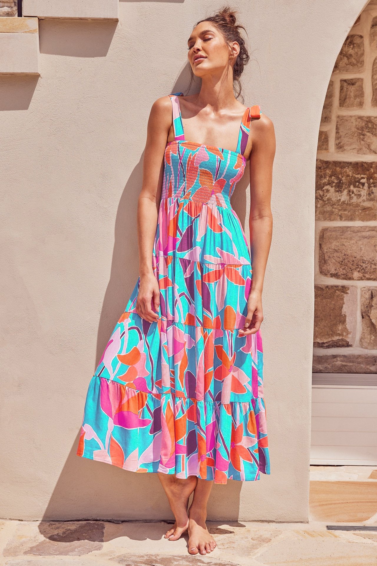 Radiate Summer Charm: Explore our Collection of Cute Printed Summer Dresses