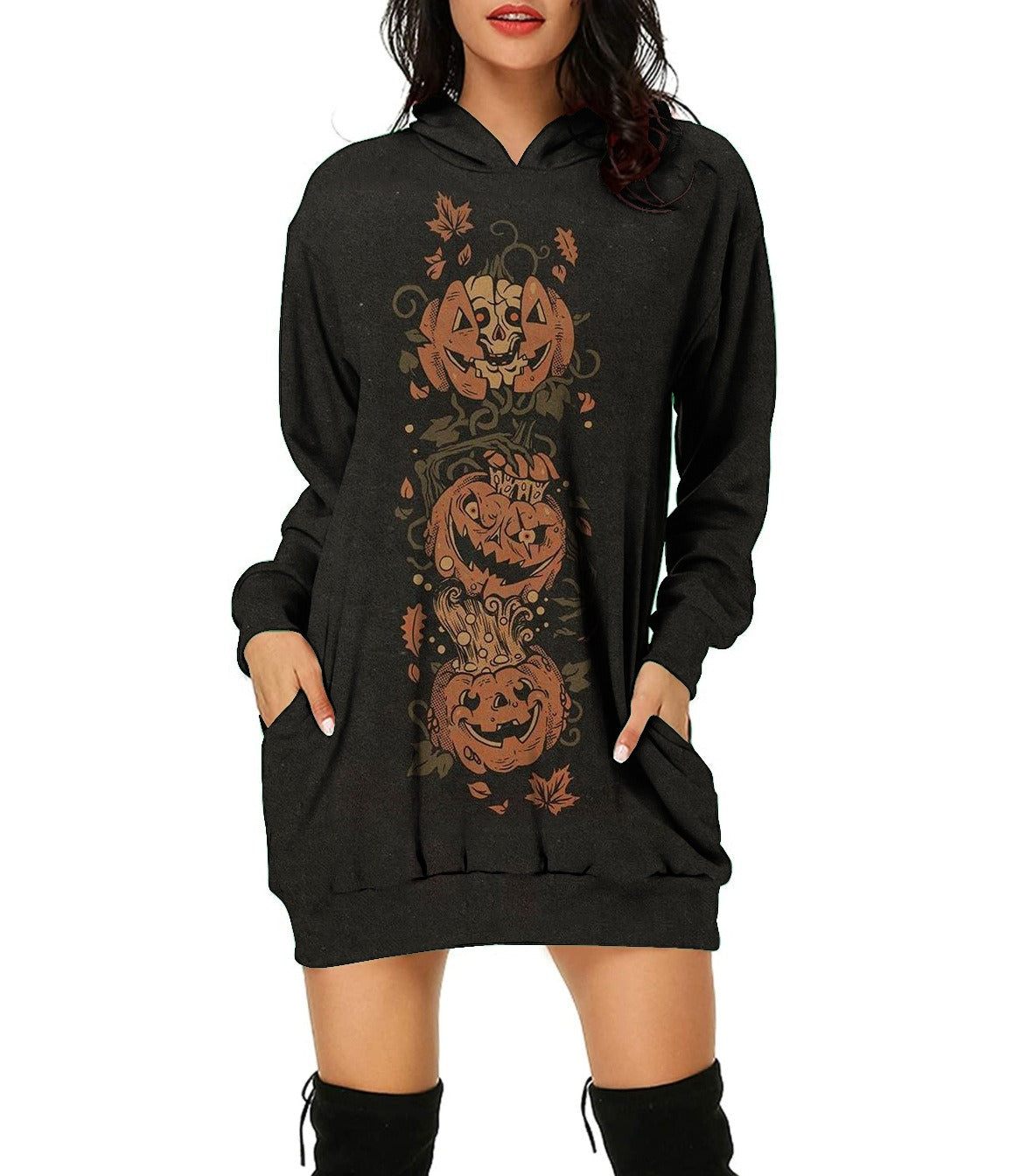 Halloween 3D Print Long Sweater Different Prints