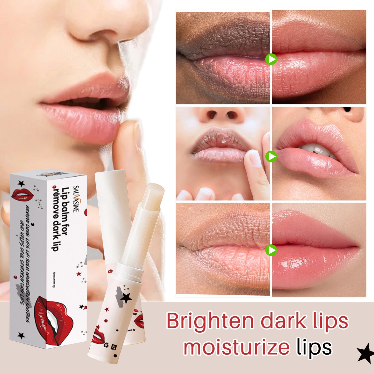 Lip Care Moisturizing Soothing Repair Colourless Lipstick