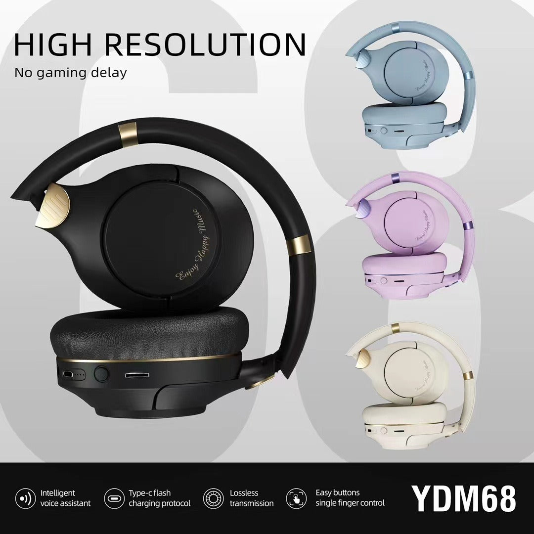 Bluetooth headset with heavy bass gaming headset