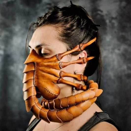 Halloween Horror Scary Bug Mask - Latex Half Face Hugger Scorpion Prop