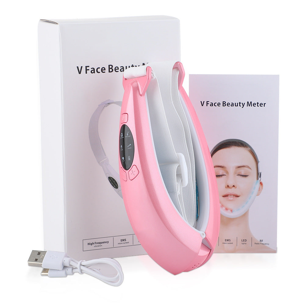 Microcurrent Color Light V-Face Instrument: Tighten, Lift & Slim for Youthful Skin