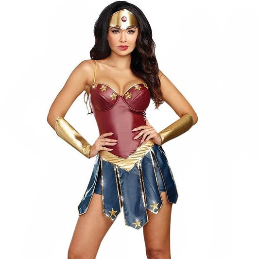 Wonder Superhero Adult Cosplay Costume - Sexy Justice League Halloween & Christmas Outfit