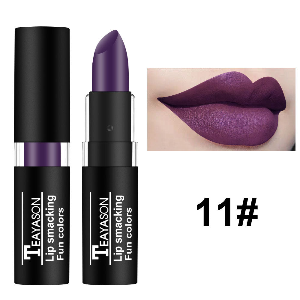 Multi-Color Halloween Lipstick Set - White, Nude, Vampire Olive Green, Black & Purple