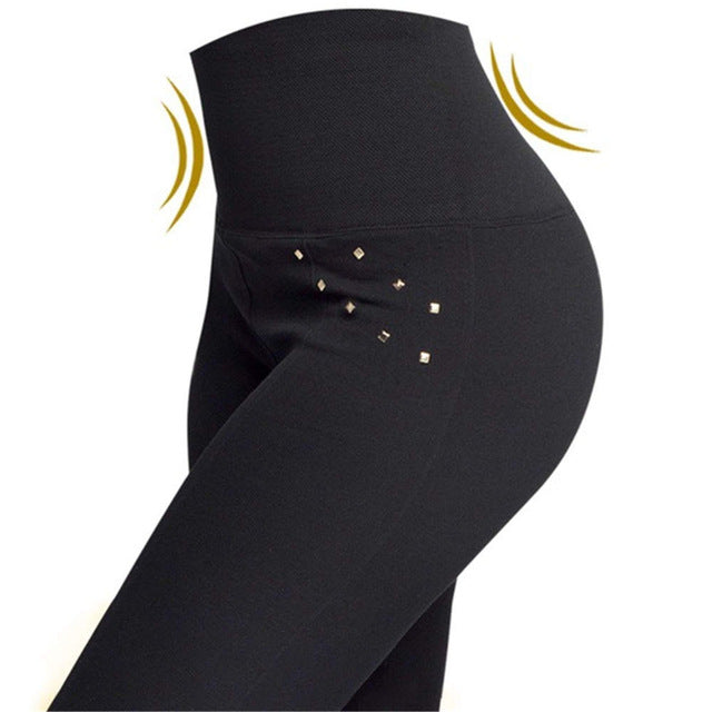 Women Leggings Push Up Hip Fitness Sexy Leggins Elastic High Waist Slim Jogging Pants Female