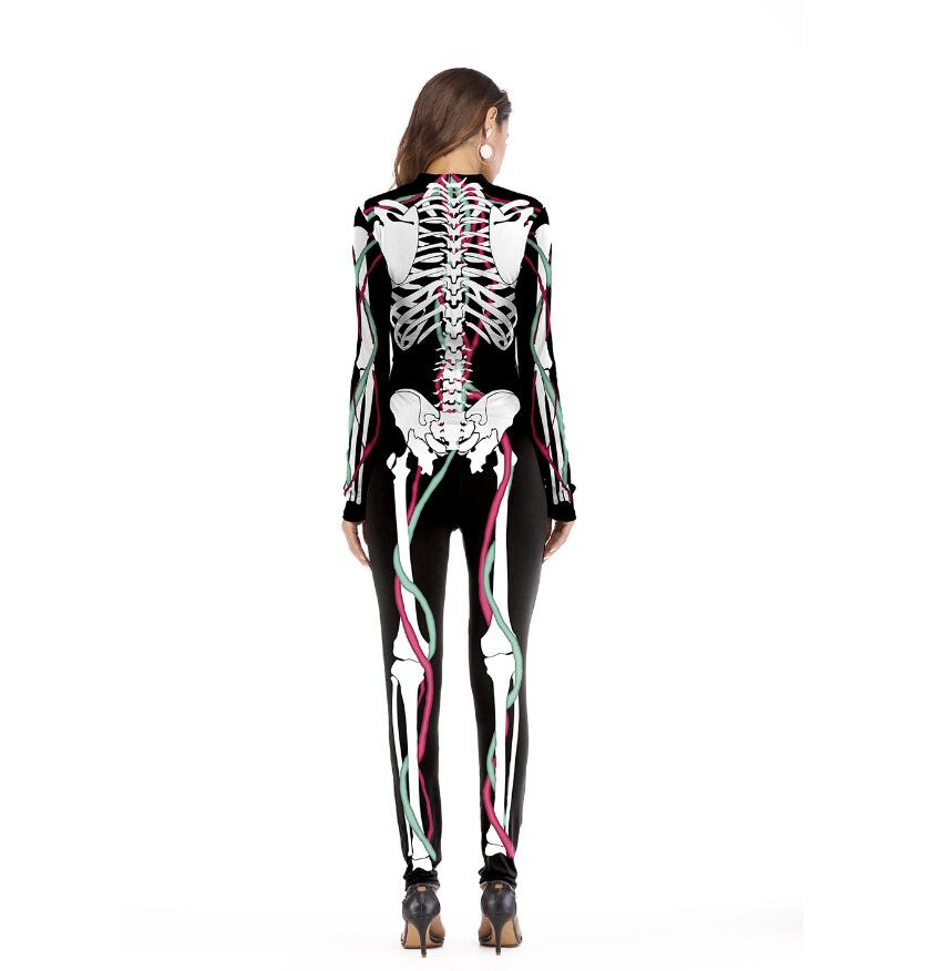 Long Sleeve Halloween Party Jumpsuit - Cosplay Costume