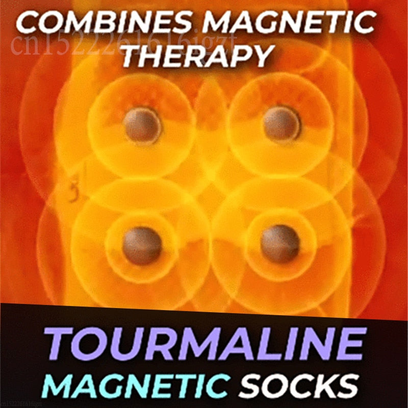 Toasty Toes Magic: Embrace Comfort and Winter Warmth with Tourmaline Self-Heating Magnetic Socks!