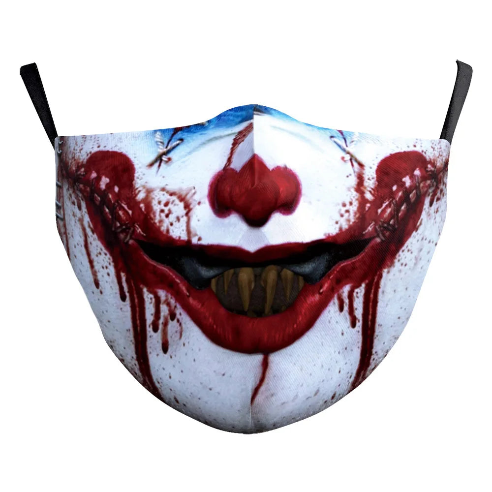 Halloween Horror Killer Masks - Pennywise, Jason, Michael Myers, Leatherface Cosplay Dustproof Masks for Adults & Kids