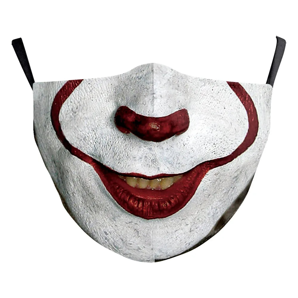 Halloween Horror Killer Masks - Pennywise, Jason, Michael Myers, Leatherface Cosplay Dustproof Masks for Adults & Kids