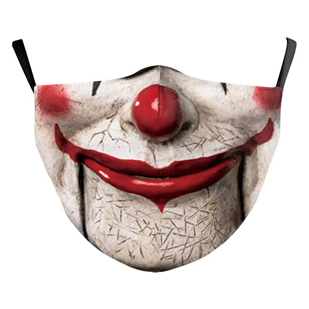 Halloween Horror Killer Masks - Pennywise, Jason, Michael Myers, Leatherface Cosplay Dustproof Masks for Adults & Kids