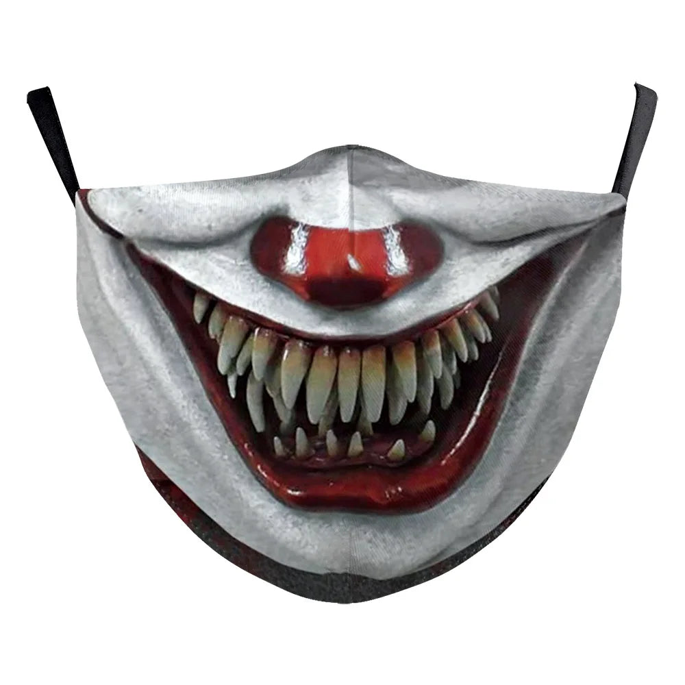 Halloween Horror Killer Masks - Pennywise, Jason, Michael Myers, Leatherface Cosplay Dustproof Masks for Adults & Kids