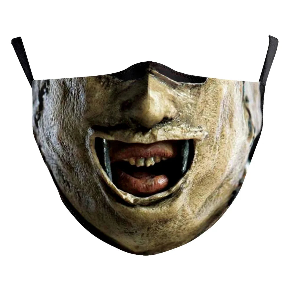 Halloween Horror Killer Masks - Pennywise, Jason, Michael Myers, Leatherface Cosplay Dustproof Masks for Adults & Kids